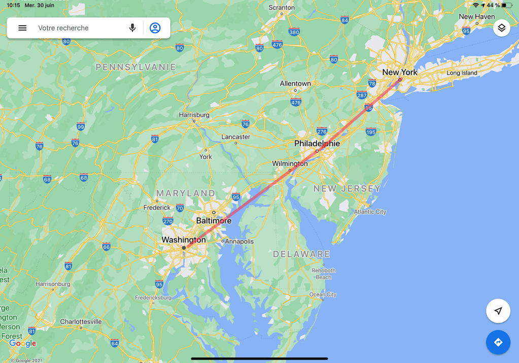 New York – Washington